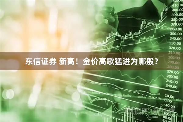 东信证券 新高！金价高歌猛进为哪般？